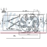 Ventilator, hlađenje motora NISSENS NIS 85176 IC-A3AA67