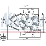 Ventilator, hlađenje motora NISSENS NIS 85190 IC-A3AA70