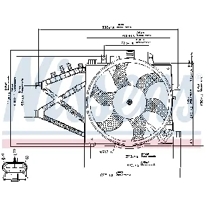 Ventilator, hlađenje motora NISSENS NIS 85190 IC-A3AA70