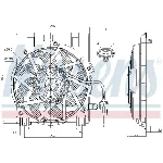 Ventilator, hlađenje motora NISSENS NIS 85197 IC-A3AA74