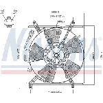 Ventilator, hlađenje motora NISSENS NIS 85241 IC-A3AA99