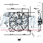 Ventilator, hlađenje motora NISSENS NIS 85252 IC-A3AAA4