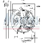 Ventilator, hlađenje motora NISSENS NIS 85267 IC-A3AAB3