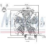 Ventilator, hlađenje motora NISSENS NIS 85274 IC-A3AABA