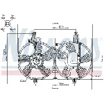 Ventilator, hlađenje motora NISSENS NIS 85280 IC-A3AAC0