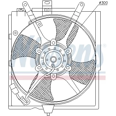 Ventilator, hlađenje motora NISSENS NIS 85298 IC-A3AAD0