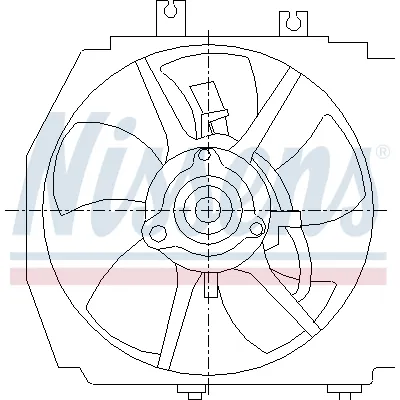 Ventilator, hlađenje motora NISSENS NIS 85381 IC-A95FE9