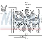 Ventilator, hlađenje motora NISSENS NIS 85385 IC-A95FE5