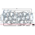 Ventilator, hlađenje motora NISSENS NIS 85386 IC-A95FE4