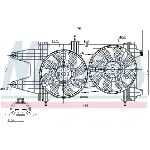 Ventilator, hlađenje motora NISSENS NIS 85481 IC-A95F8A