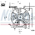 Ventilator, hlađenje motora NISSENS NIS 85493 IC-A95F82