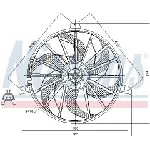 Ventilator, hlađenje motora NISSENS NIS 85512 IC-A95F71