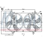 Ventilator, hlađenje motora NISSENS NIS 85526 IC-A95F68