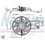Ventilator, hlađenje motora NISSENS NIS 85537 IC-B8BEBC