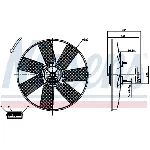 Ventilator, hlađenje motora NISSENS NIS 85538 IC-B8BEBD