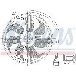 Ventilator, hlađenje motora NISSENS NIS 85551 IC-A95F5C