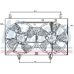 Ventilator, hlađenje motora NISSENS NIS 85615 IC-A95F3A