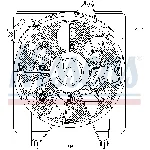 Ventilator, hlađenje motora NISSENS NIS 85622 IC-AFE498