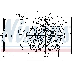 Ventilator, hlađenje motora NISSENS NIS 85637 IC-D45FB4