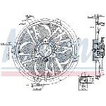 Ventilator, hlađenje motora NISSENS NIS 85674 IC-F7AE26