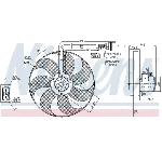 Ventilator, hlađenje motora NISSENS NIS 85683 IC-D45FBC