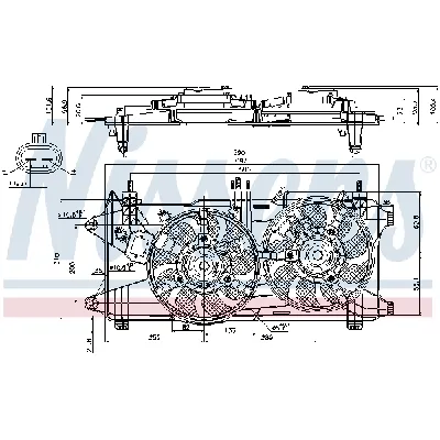 Ventilator, hlađenje motora NISSENS NIS 85689 IC-D6984B