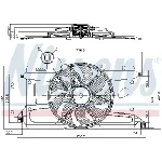 Ventilator, hlađenje motora NISSENS NIS 85697 IC-DD1CEE