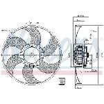 Ventilator, hlađenje motora NISSENS NIS 85705 IC-D69855
