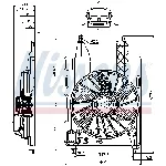 Ventilator, hlađenje motora NISSENS NIS 85706 IC-D45FBE