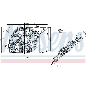 Ventilator, hlađenje motora NISSENS NIS 85710 IC-D69857