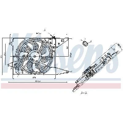 Ventilator, hlađenje motora NISSENS NIS 85710 IC-D69857