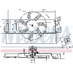Ventilator, hlađenje motora NISSENS NIS 85712 IC-D45FC0