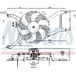 Ventilator, hlađenje motora NISSENS NIS 85714 IC-E73CFF