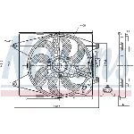 Ventilator, hlađenje motora NISSENS NIS 85744 IC-EBB278