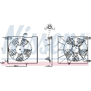 Ventilator, hlađenje motora NISSENS NIS 85746 IC-G0PHBI