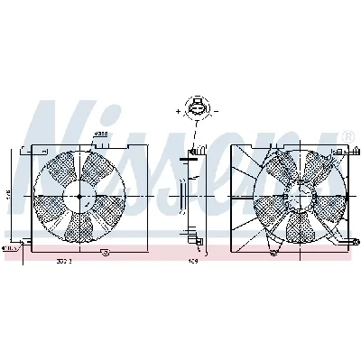 Ventilator, hlađenje motora NISSENS NIS 85746 IC-G0PHBI