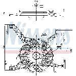 Ventilator, hlađenje motora NISSENS NIS 85751 IC-G04TGQ