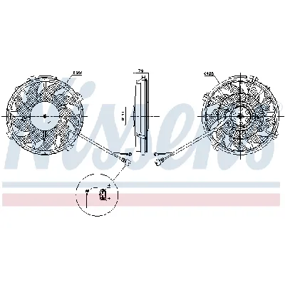 Ventilator, hlađenje motora NISSENS NIS 85753 IC-G0T0NH