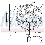 Ventilator, hlađenje motora NISSENS NIS 85754 IC-D851C4