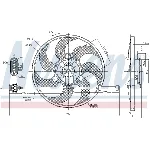 Ventilator, hlađenje motora NISSENS NIS 85775 IC-D851C6