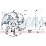 Ventilator, hlađenje motora NISSENS NIS 85781 IC-DA5A88