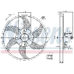 Ventilator, hlađenje motora NISSENS NIS 85782 IC-DA5A89