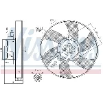 Ventilator, hlađenje motora NISSENS NIS 85799 IC-DA5A8B