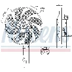 Ventilator, hlađenje motora NISSENS NIS 85806 IC-D851D3