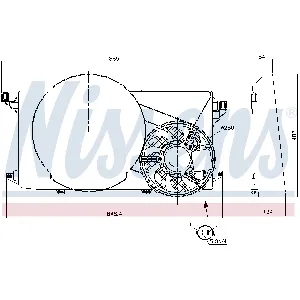 Ventilator, hlađenje motora NISSENS NIS 85825 IC-G0LIRI