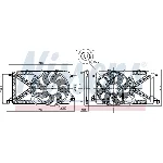 Ventilator, hlađenje motora NISSENS NIS 85827 IC-G0LIRJ