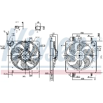 Ventilator, hlađenje motora NISSENS NIS 85835 IC-G0T0NJ