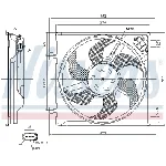 Ventilator, hlađenje motora NISSENS NIS 85869 IC-DED9AA