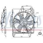 Ventilator, hlađenje motora NISSENS NIS 85882 IC-E39B4C
