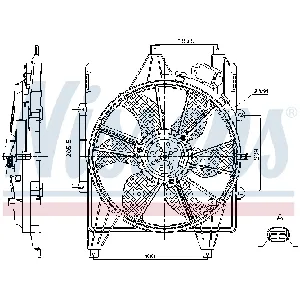 Ventilator, hlađenje motora NISSENS NIS 85882 IC-E39B4C